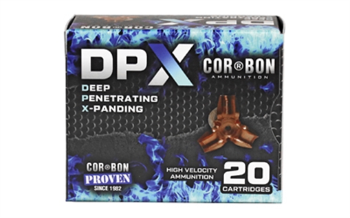Corbon Ammo Deep Penetrating X Bullet, 44MAG, 225 Grain, Barnes X, 20 Round Box DPX44M225