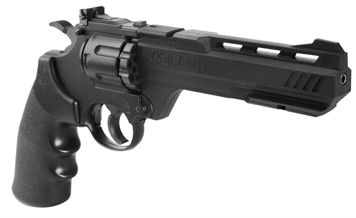 Crosman Vigilante, 177 Pellet, 5.9" Barrel, Black Finish, Synthetic Stock, Semi Automatic, CO2, 435 Feet Per Second CCP8B2