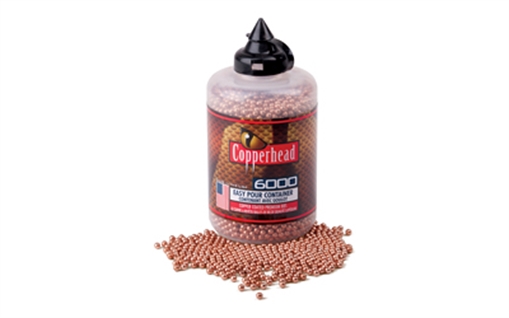Crosman Copperhead .177 BB, 6000 BB's Per Bottle, Plastic Bottle 767 0767