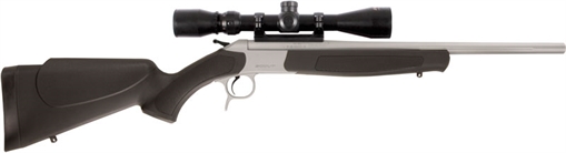 CVA CVA Scout TD Compact Rifle Package 243 Win. 20 in. SS/Black w/Scope CR4816SSC