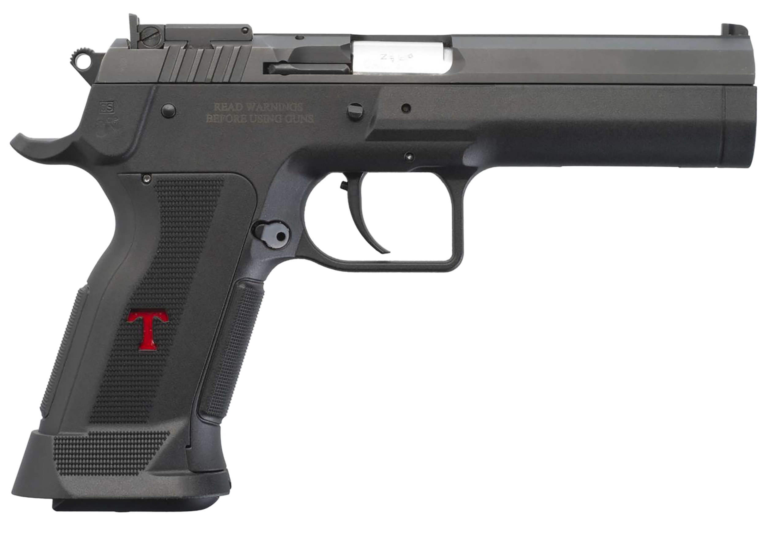 EAA Stock III Pistol TFSTOCK3P10, 10mm Auto, Black Polymer Grips, Black Finish, 13 Rds