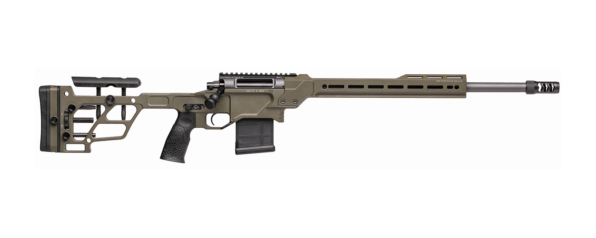 Daniel Defense Delta 5 Pro 308 20" Barrel OD Green 42-159-12080