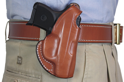 DESANTIS MAVERICK HOLSTER RH OWB LEATHER RUGER LCP TAN 012TAR7Z0