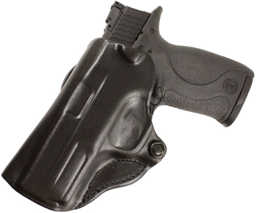 DESANTIS MINI SCABBARD HOLSTER LH OWB LEATHER GLK 192336 BL 019BBB6Z0