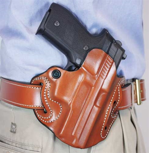 DESANTIS SPEED SCABBARD HOLSTR RH OWB LEATHER RUGER 57 TAN 002TA7QZ0