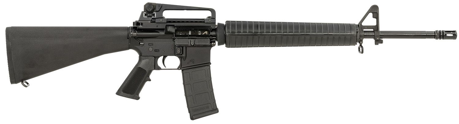 Aero Precision AR15 Rifle APCR640436, 223 Rem/5.56 NATO, 20", Black Synthetic Fixed A2 Stock, 30 Rds