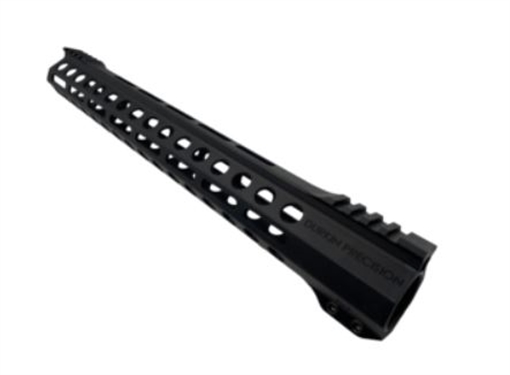 Durkin Free Float Clamp On M-LOK Handguard - 15" H-G-15-000-15-019