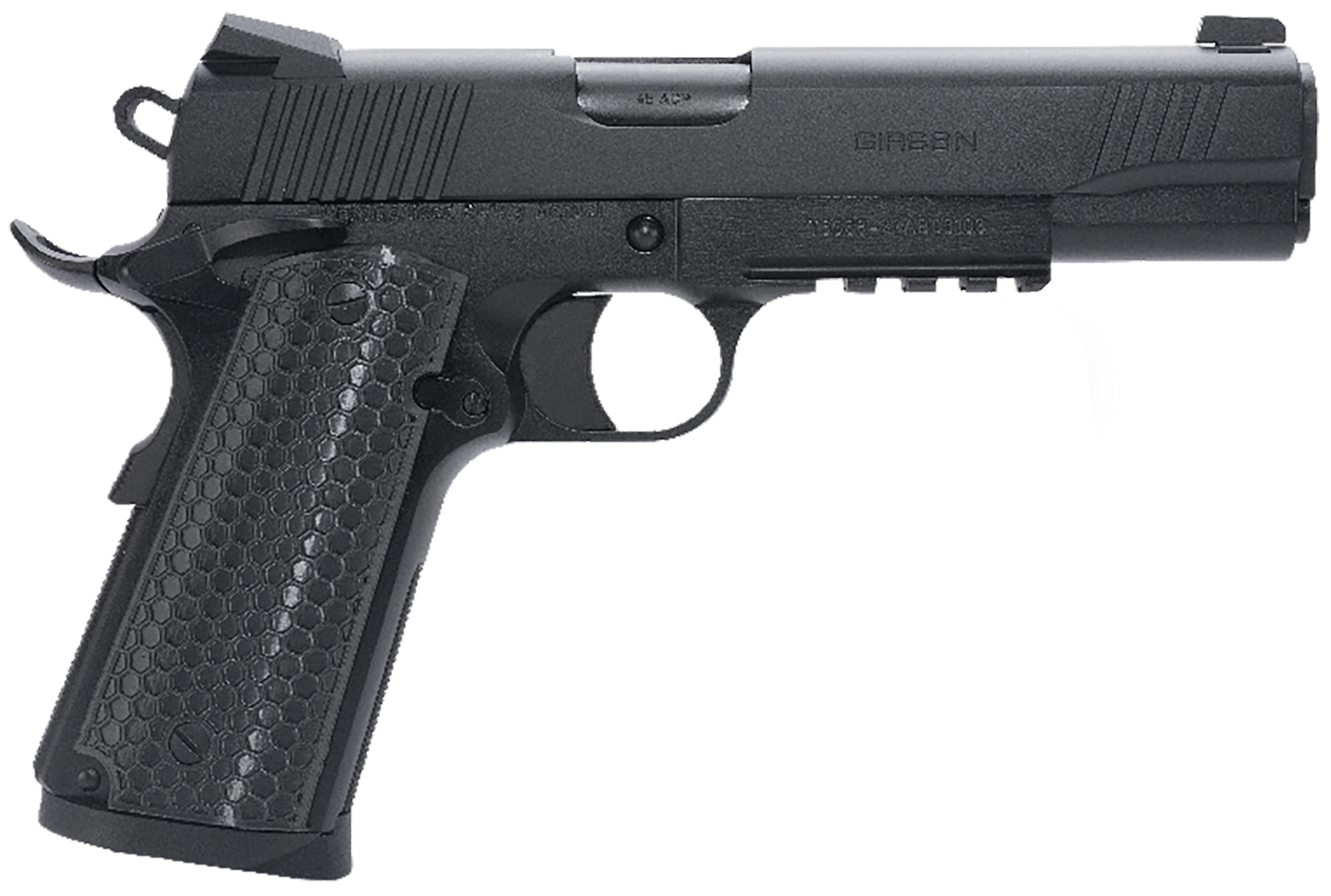 EAA MC1911 S Untouchable Pistol 392061, 9mm Luger, 5in, Black Polymer Grips, Black Finish, 9 Rds