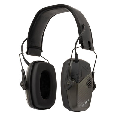 Allen ULTRX Slim Fit E-Muff - Electronic Earmuff, NRR 24dB, Olive Green