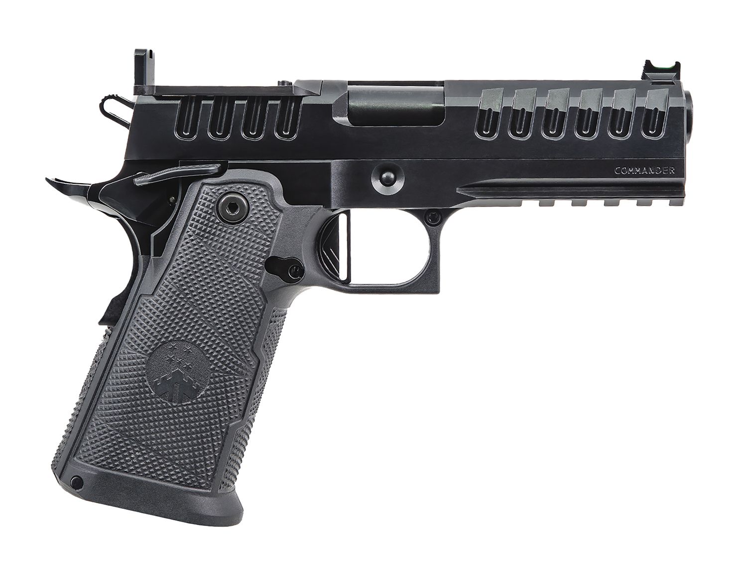 Watchtower Apache Pistol APACHE9MMCMNDRBLK, 9mm Luger, 4.25in, Black PVD Finish, 15 Rds