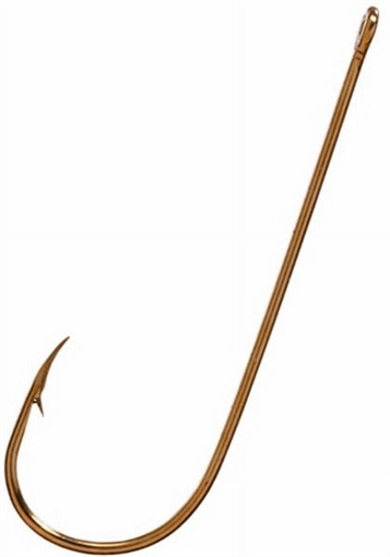 EAGLE CLAW ABERDEEN LONG SHANK LW 50PK - BRONZE 215FH-6