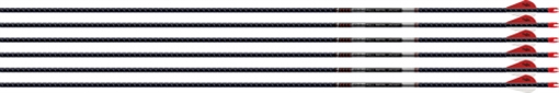 EASTON ARROW 5MM FMJ 400 W/ HO 6-PACK W/ 2" BLAZER VANES 501238