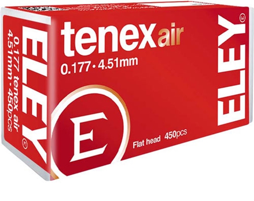ELEY AMERICAS TENEX AIR PELLETS 177 4.51MM 8.2 GRAINS 450-PACK 46130