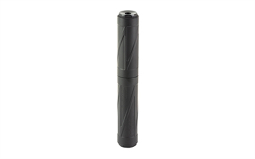 Energetic Armament NYX Silencer Mod 2, 22 Caliber Suppressor, Modular, 2.45 Ounces 3.7" Short Configuration, 4.15 Ounces 6.5" Long Configuration, 1" Diameter, 1/2-28 RH Standard Direct Thread, Titanium Construction, Cerakote Finish, Black EA03
