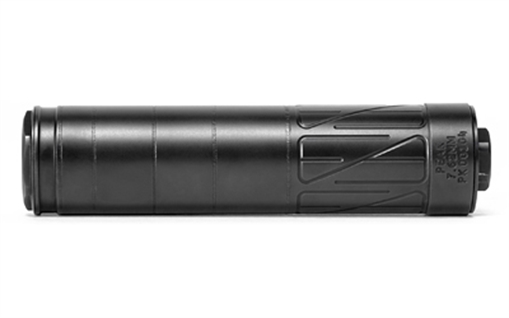 Energetic Armament PEAK 30, 30 Caliber Suppressor, 11.9 Ounces, 6.4" Length, 1.55" Diameter, US Stainless Steel Construction, 1.375x24 Mount Threads, Nitride Finish, Black, Includes 5/8-24 Direct Thread Mount EA10