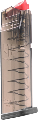 Elite Tactical Systems Group Magazine, 9MM, 17 Rounds, Fits Sig Sauer P320, Carbon Smoke SMK-SG9-320-17 SMKSG932017