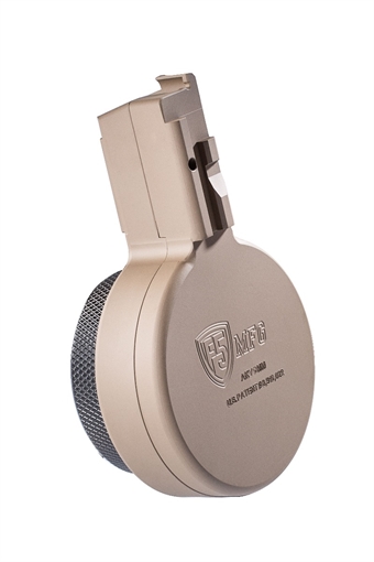 F5 MFG CZ Scorpion 9mm 50 round Drum Magazine - FDE F5-EVO9MM-FDE