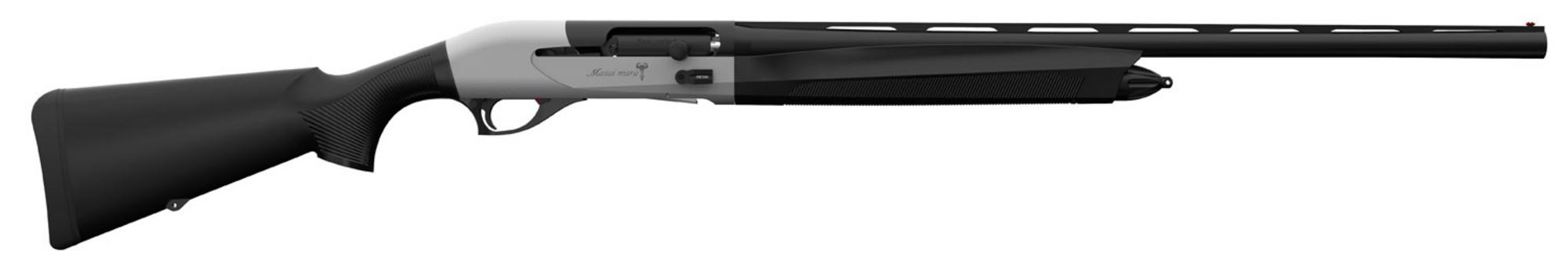 Retay USA Masai Mara Inertia Plus Shotgun T251GRYLT28, 12 Gauge, 28", 3.5" Chmbr, Gray Cerakote Metal Finish & Black Synthetic Stock