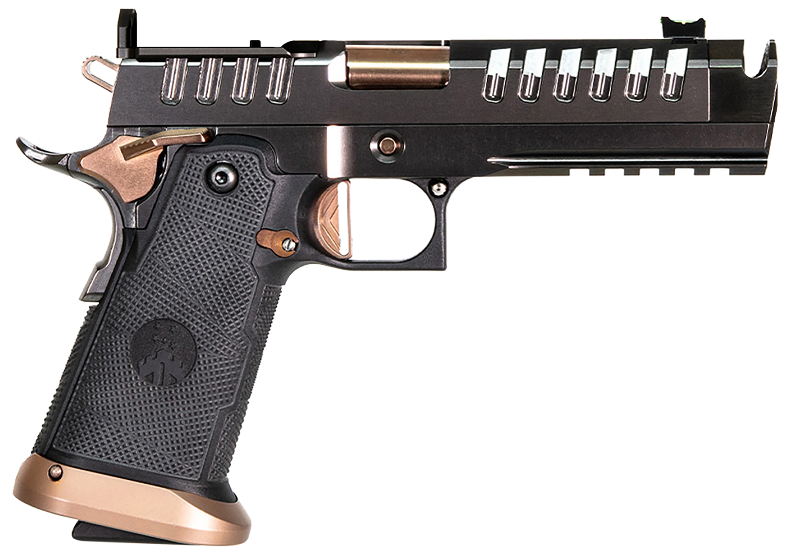 Watchtower Apache DS Optic Ready Pistol APACHE9MM46CPR, 9mm Luger, 4.60in, Black Kelvar/Carbon Fiber, Graphite PVD Finish, 17 Rds