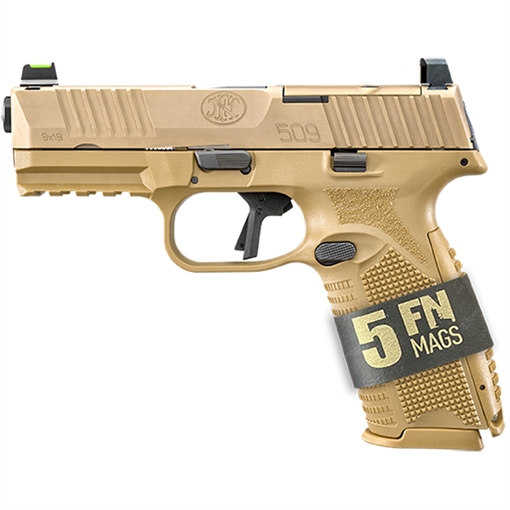 FN AMERICA 509 MRD FOS BUNDLE 9MM FDE 17/24RD MAGS 66101653