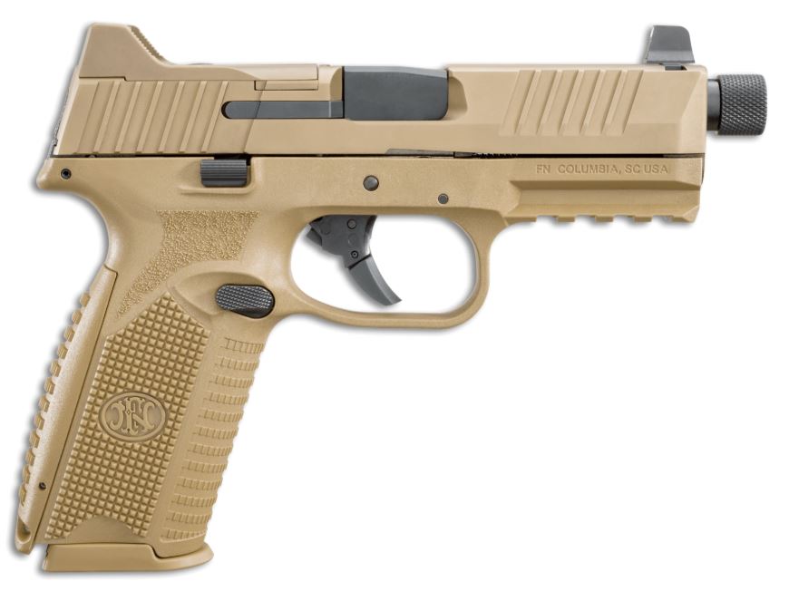 FN 509 Tactical 9mm 4.5" Barrel FDE Semi-Automatic Pistol #66-100383
