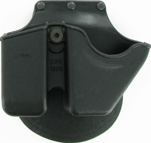 Fobus for Glock/H&K 10Mm/.45 Roto Handcuff/ Magazine Holster Paddle Double Stack CUG1045RP