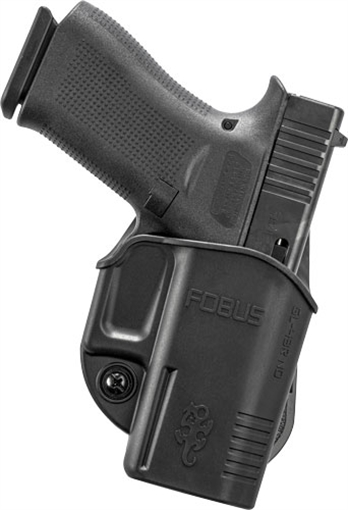 Fobus Evolution Series Paddle Holster, Outside Waistband, Right Hand, Fits Glock 43/43X/48/43X MOS/48 MOS, Black GL43RND