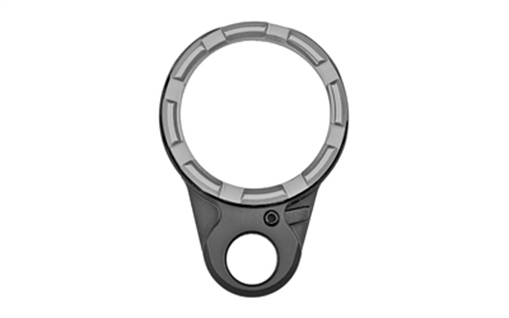 Fortis Manufacturing, Inc. Light Weight K2, Castle Nut and End Plate, Black and Gray, Anodized Finish LE-BLK-K2-GRY