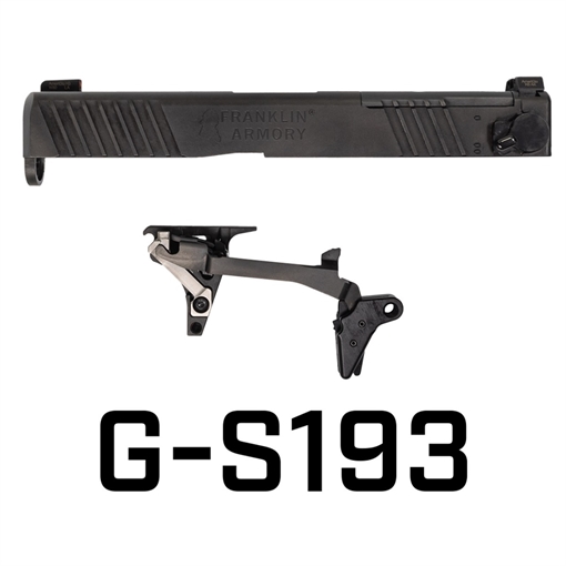Franklin Armory G-S193 Glock Binary Firing System Kit - For Glock 19 Gen 3 17-50060-BLK