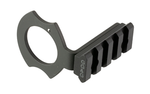 GG&G, Inc. Flashlight Mount, Fits Mossberg 590, Anodized Finish, Black GGG-1655-R
