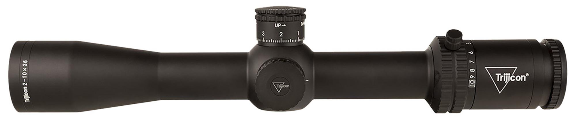 Trijicon Credo FFP Rifle Scope 2900038, 2-10x, 36mm Obj, 30mm Tube, Illuminated LED MRAD Precision Reticle