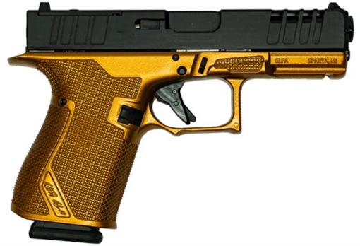 Great Lakes Firearms Striker Compact Frame 9mm Luger 15+1 4" Black Nitride Barrel, Optic Cut/Serrated/Window Cut Slide, Polymer Frame, RMR Footprint, Ambidextrous GL19GCPR
