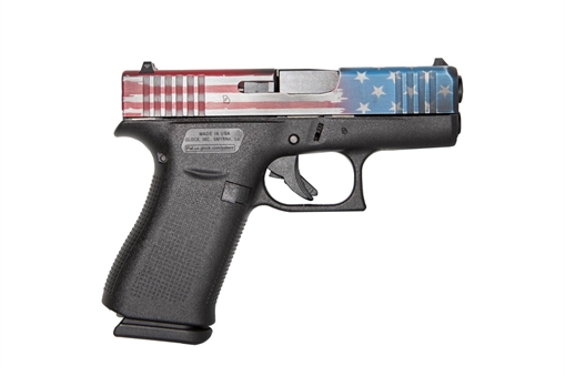 GLOCK 19 G19 GEN 5 HGA 9MM 4.0 IN BBL FS 5LB 3 15RD MAGS CERAKOTE AMERICAN FLAG SLIDE PA195S203RWB