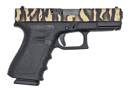 GLOCK 19 GEN 3 9MM TIGER CAMO OR 15RD 300-223-0103-20