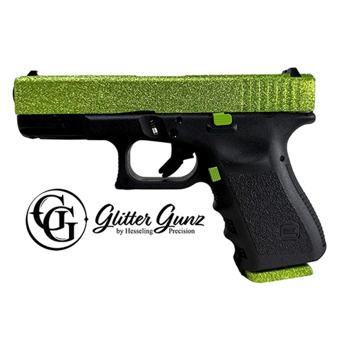 GLOCK 19 GEN3 9MM ZOMBIE GREEN GLITTER GUNZ UI1950203ZGGG