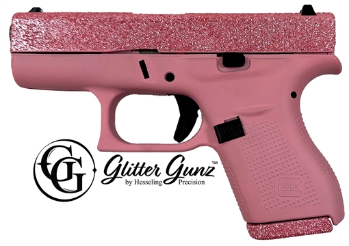 GLOCK 42 380ACP 3.25 BUBBLE GUM GLITTER GUN UI4250201GUM