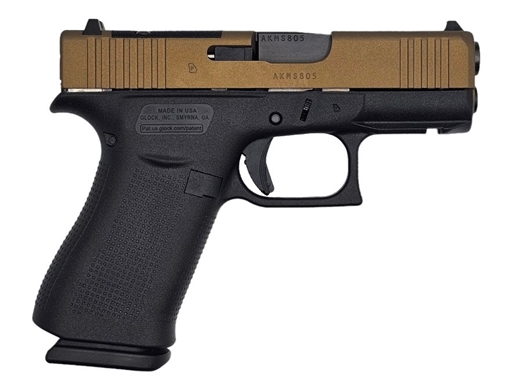 GLOCK 43X 9MM BURNT BRONZE OR SO UX4350204NBBS