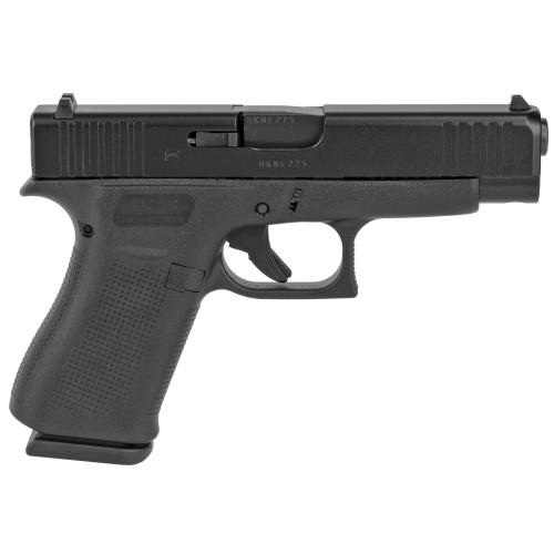 Glock 48 9mm, 4.17" Barrel, Black, Fixed Sights, 10rd