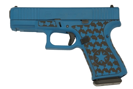 GLOCK G5 TX BLUE STIPPLE 9MM PA195S203TXS