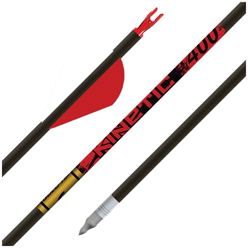 Gold Tip Gold Tip Kinetic Arrows 400 Raptor Vanes 6 pk. KIN400A26