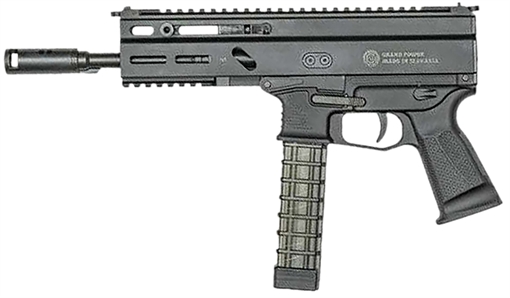 Grand Power Stribog SP9A3 9mm Luger 30+1 16" Black Barrel, Picatinny Rail Receiver & Grip 810091158005