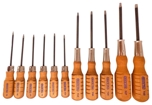 GRACE USA SCREWDRIVER SET TORX HEAD SET OF 11 GRSDSTAR11