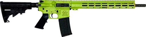GREAT LAKES FIREARMS GL-15 RIA 223 WYLDE 16IN BBL ORC ZOMBIE SPLATTER/NITRIDE 30RD MAG GL15223 S-ZOM GL15223SZOM