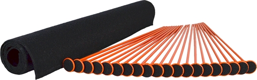 GSS MEDIUM RIFLE ROD KIT 20ORG RIFLE RODS .22 CAL 19"X30" RR20SKOR