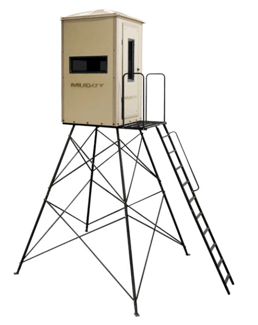 Muddy Outdoors Gunner Box Blind w/10' Tower #MUD-BBB1010