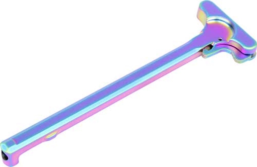 GUNTEC AR15 CHARGING HANDLE MATTE RAINBOW PVD COATED CHARGINGMRPVD