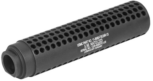 GUNTEC AR15 FAKE SUPPRESSOR STYLE 1/2X28 TPI BLACK SOCOM