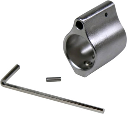 GUNTEC LOW PROFILE GAS BLOCK .750 DIA STAINLESS STEEL GT750SS-3-STS