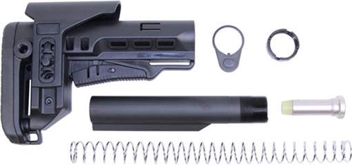 GUNTEC USA MULTI CAL COLLAPSIBLE STOCK SET W/ADJ CHEEK RISER MCS-R