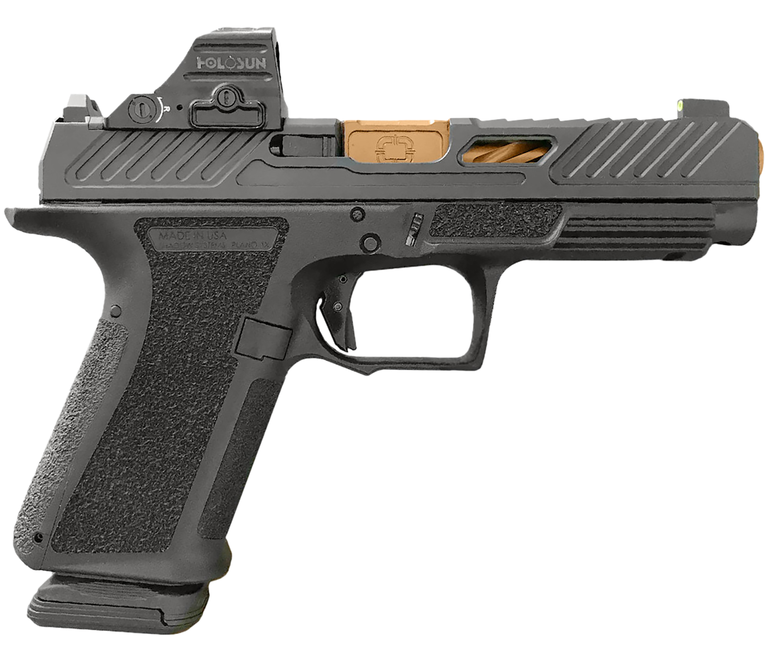 Shadow Systems MR920 Elite w/Optic Optic Ready Pistol SS1011H, 9mm Luger, 4.50in, Interchangeable Backstrap, Black Finish, 15 Rds